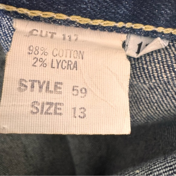 Vintage 80s Acid Wash High-Waisted Jeans Size 13 - Picture 8 of 8